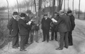 Grenswijzigingsbespreking in Gemonde in 1931 door de bestuurders van Den Dungen, Boxtel, Sint-Oedenrode en Schijndel