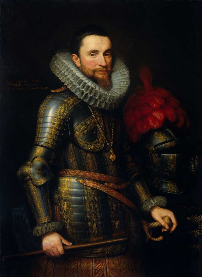 Michiel Jansz van Mierevelt, Portret van Ambrogio Spinola, 1609 (Bron: Rijksmuseum, SK-A-3953; publiek domein)