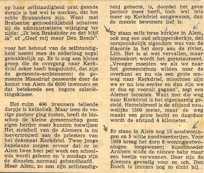 Uit: De Gelderlander zaterdag 1 augustus 1959