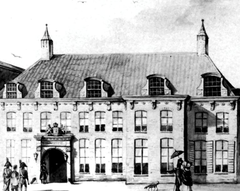 Paleis van Justitie in Den Bosch, 19e eeuw (bron: Koninklijk Huisarchief)