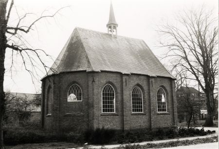 De N.H. kerk te Bergeyk, gebouwd in 1812 (Collectie PNB, 1981)