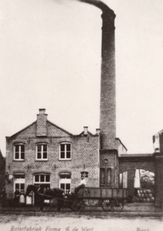Boterfabriek "De Beste Boter", van Van de Werdt, 1873 (bron: HKK Dye van Best, RHCe)