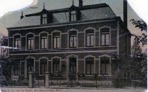 Villa Mon Repos (burgemeesterswoning en school), 1915 (bron: HKK Dye van Best, RHCe)