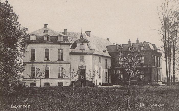 Kasteel met rechts het ziekenhuis, 1910