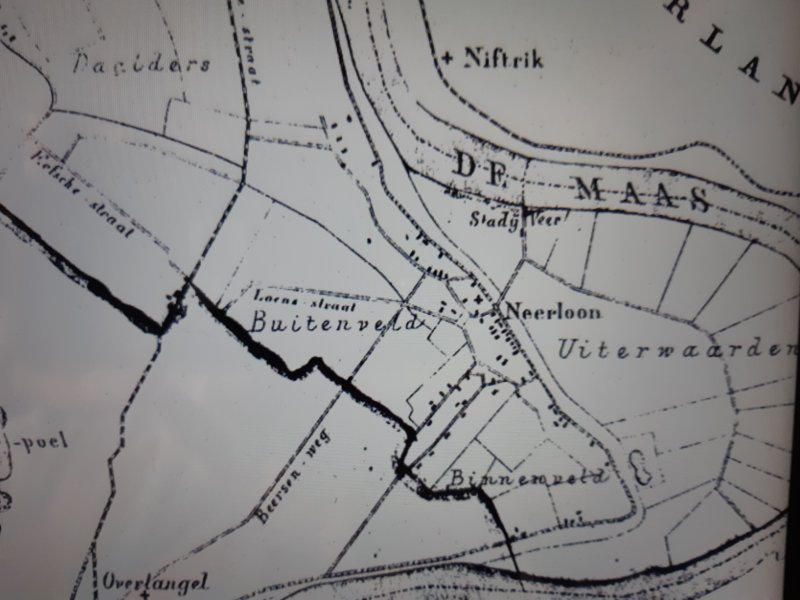 Stratenloop rond 1850
