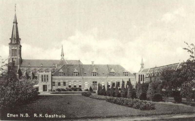 Gasthuis Etten ca. 1950 (Ansichtkaart)