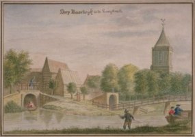 Dorpsaanzicht, 18e eeuw; Foto: Brabant Collectie, THA B10/010(1)