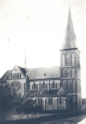De kerk van Beers in 1915