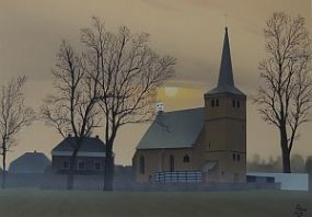 SOW Kerk Berlicum, geschilderd door Jan Bosch