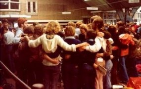 Slotviering in de Brabanthallen, jaren '70
