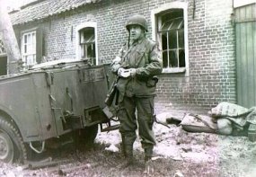 Captain Sinai J. Bordeleau van het 501st PIR, 17-09-1944