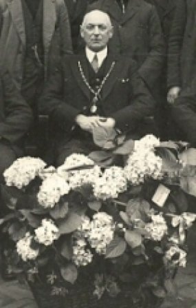 afscheid burgemeester Eliëns in Erp in 1936