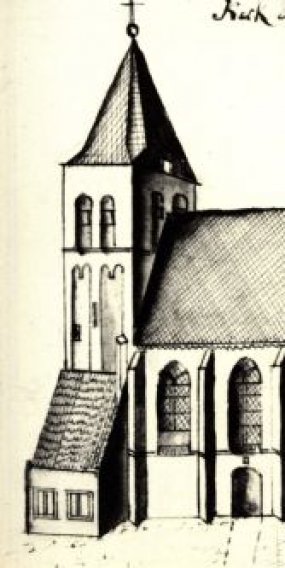 H. Verhees, 1787: de raadkamer tegen de kerk