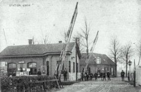 Het oude station van Esch