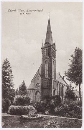 hilvarenbeek, kerk esbeek 1889.jpg