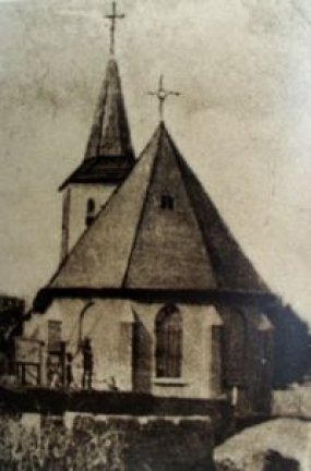 Huisseling, de kerk in 1629