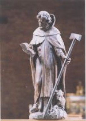 Maashees, beeld van Sint-Antoniu
