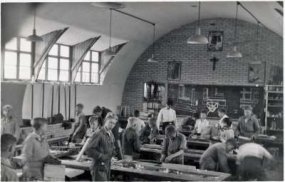 Veghel, St. Joseph ambachtsschool, c. 1950