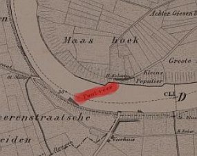 Kaart van 1851. Klik voor een groter beeld.