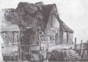 watermolens, achterste molen diessen-baarschot tekening 1832.jpg