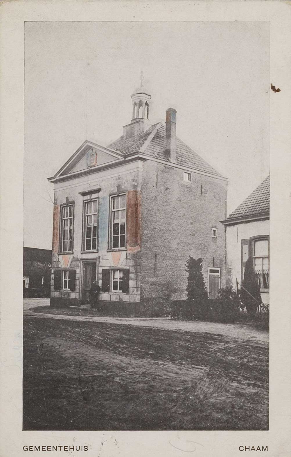 Gemeentehuis Chaam, 1917 (bron: RAT)