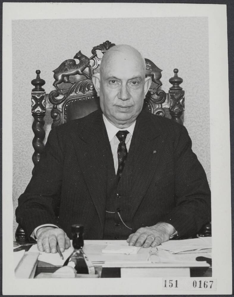 Mr. J.R.H. van Schaik, 1933-1937 minister van Justitie (foto: Rijksvoorlichtingsdienst. Bron: Nationaal Archief, 151-0167. CC0)
