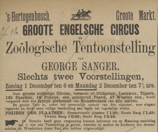 Advertentie in de Provinciale Noordbrabantsche en 's-Hertogenbossche Courant van 30 november 1878 (bron: Delpher)