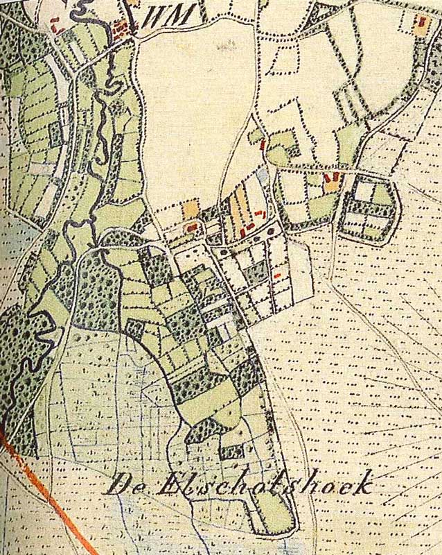 Detail topogr. kaart 1838
