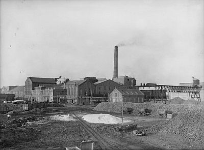 Dinteloord, suikerfabriek. Foto: West Brabants Achief, fotonr. BOZ102000285
