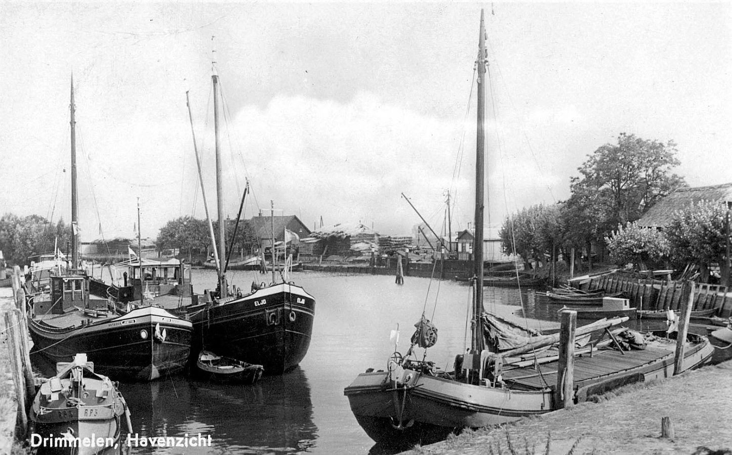 Drimmelen, Haven, 1939. Regionaal Archief Tilburg, fotonr. 064887.