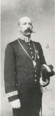 Burgemeester Van Mens, 1898-1919 (foto: H.J. Tollens, bron: RHCe)