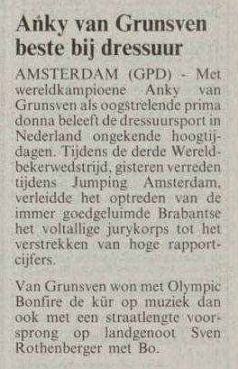 Leeuwarder Courant, 7 november 1994