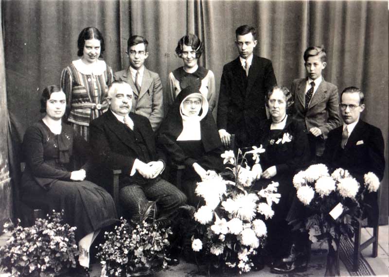 Het gezin Verheijen in 1936 (bron: Collectie E. Verheijen)
