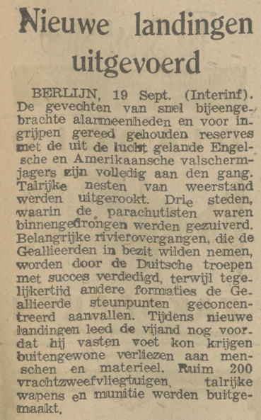 Algemeen Handelsblad 19 september 1944