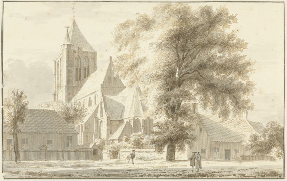 De kerk van Geffen, Abraham de Haen (II) (toegeschreven aan), 1733, via Rijksstudio
