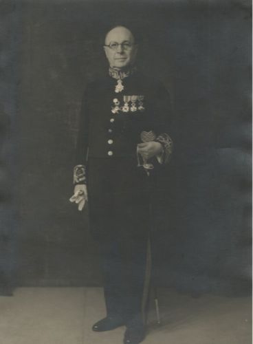 Burgemeester Fleskens, 1908-1939, foto ca 1925 (bron: RHCe)