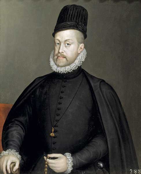 Portret van Philips II (Museo del Prado. Wikimedia Commons. Publiek domein)