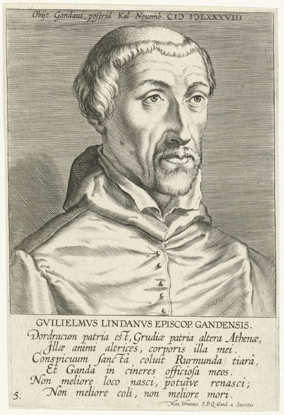 Bisschop Lindanus (collectie Rijksmuseum RP-P-1906-676. Publiek domein)