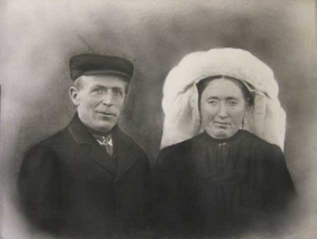 Piet van Deurzen en Maria Martens in 1920