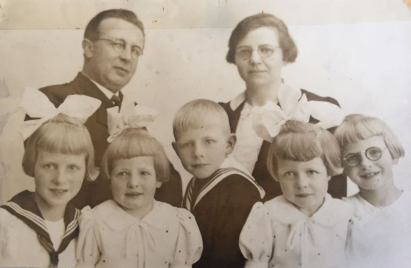 Het gezin van Martien Eijkmans vóór de tragische gebeurtenissen