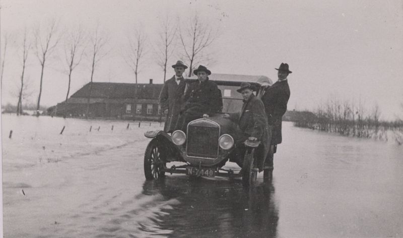 Reddingsactie tijdens de watersnood in 1926