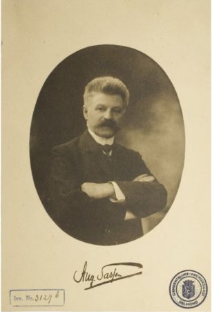 August Sassen, notaris en archivaris, ca. 1900 (bron: Regionaal Historisch Centrum Eindhoven)