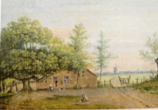 H. Knip, De Wijngaertranck in 1850