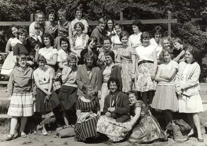 Internen kweekschool Concordia op de foto in Sint-Michielsgestel, ca. 1960-1962 (foto: collectie BHIC DCSMG-000027)
