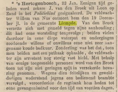 Bron: Arnhemsche Courant, 25 jan. 1861