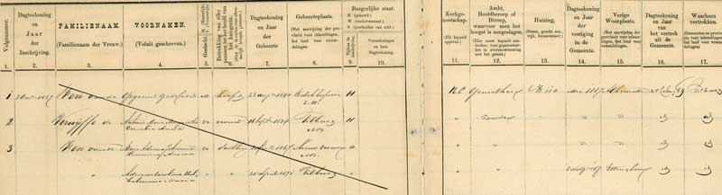 Detail bevolkingsregister Lith 1887