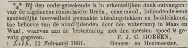 Advertentie in Opregte Haarlemsche Courant