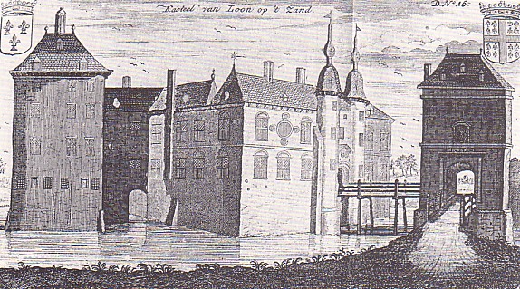 Kasteel Loon op Zand rond 1690