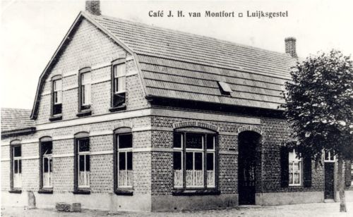 Het café van Montfoort, ca. 1915 (bron: RHCe)