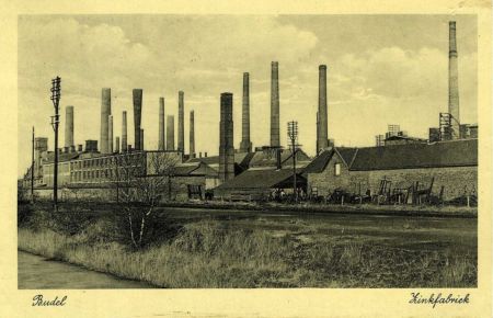 Zinkfabriek Zincs de la Campine, 1893 (bron: Collectie Heemkundekring ‘De Baronie van Cranendonck’, RHC-Eindhoven)